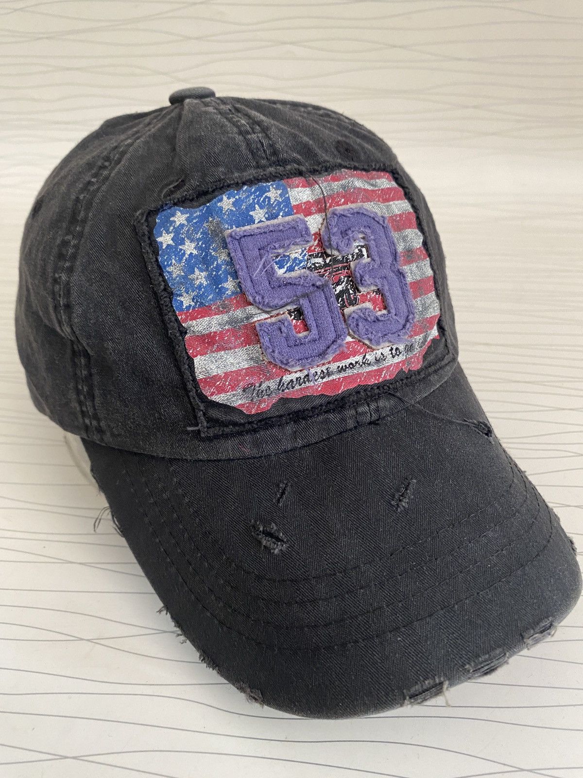 20471120 Adventures Begin Distressed Trucker Hat Size ONE SIZE - 5 Thumbnail