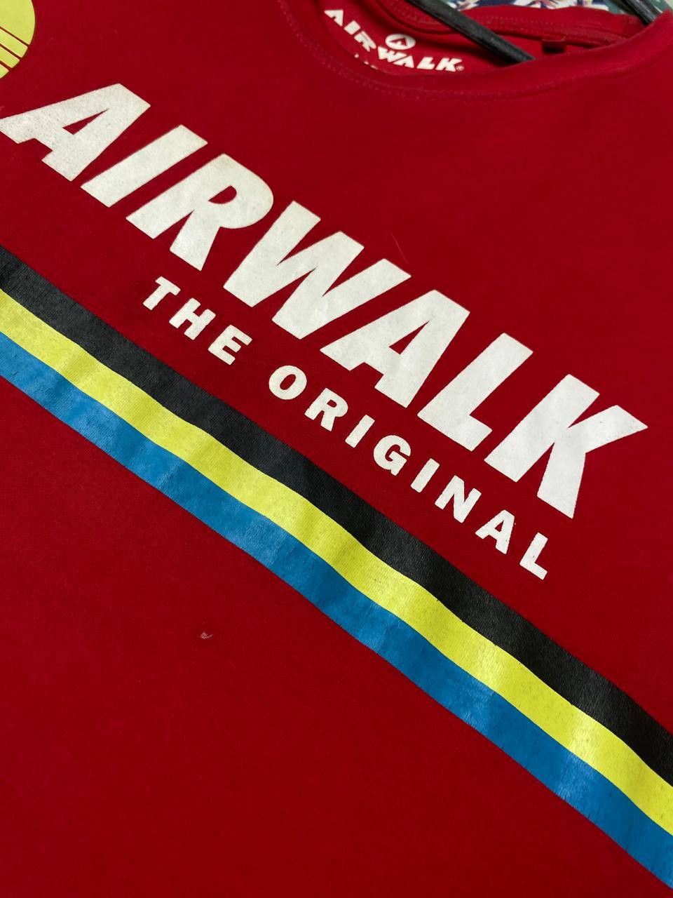 Airwalk × Vintage Vintage 90s AIRWALK Streetwear Skateboard Tee Size US L / EU 52-54 / 3 - 12 Thumbnail