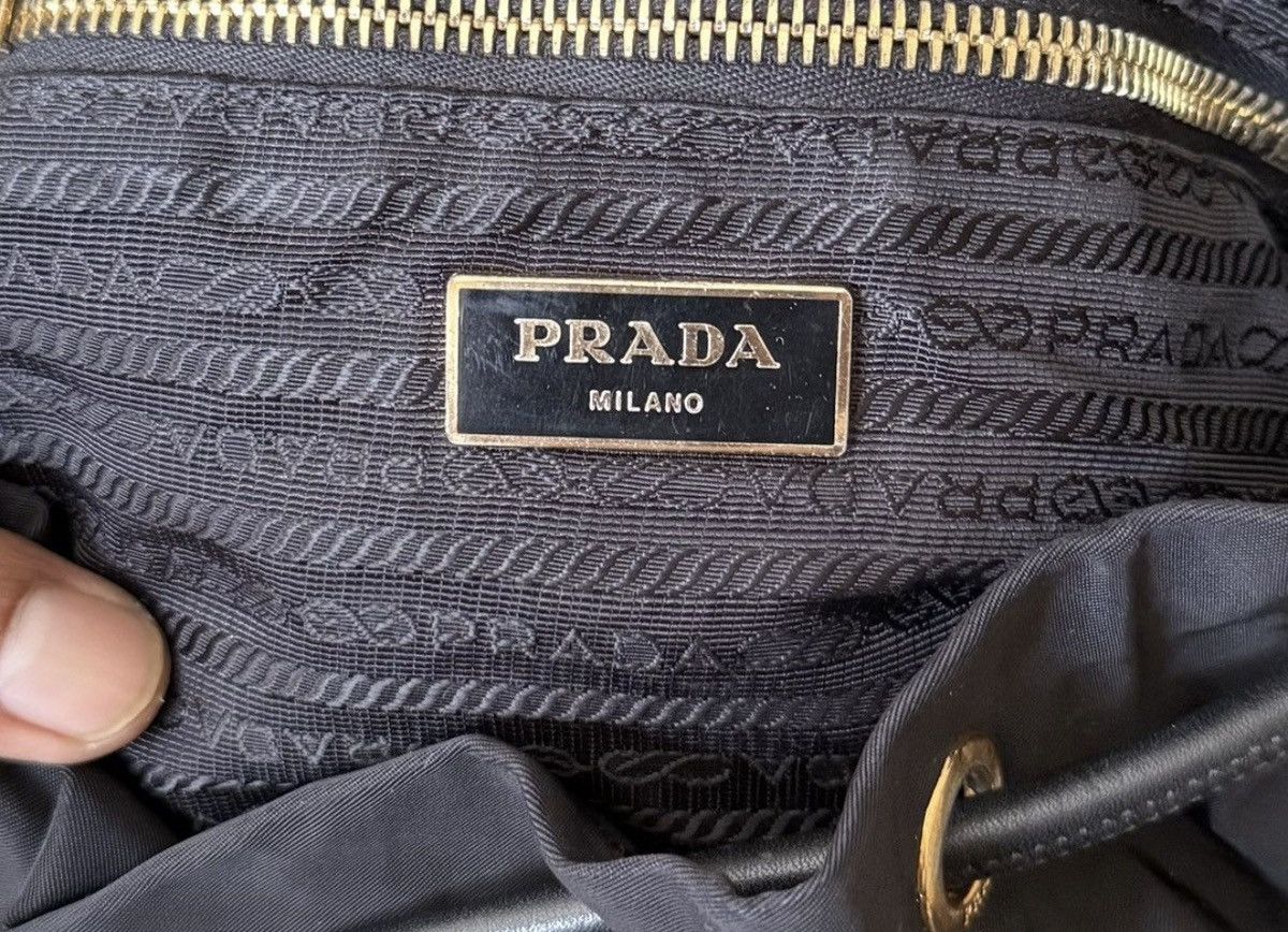 Prada PRADA Nylon Bagpack Black Size ONE SIZE - 8 Thumbnail