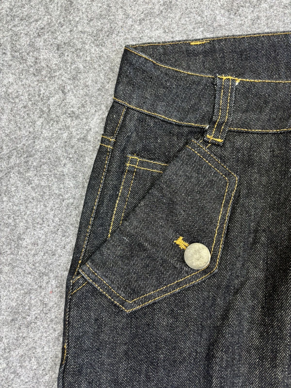 Japanese Brand SEX POT ReVeNGe Japan Punk Spell Out Logo Denim F741 Size US 32 / EU 48 - 10 Thumbnail