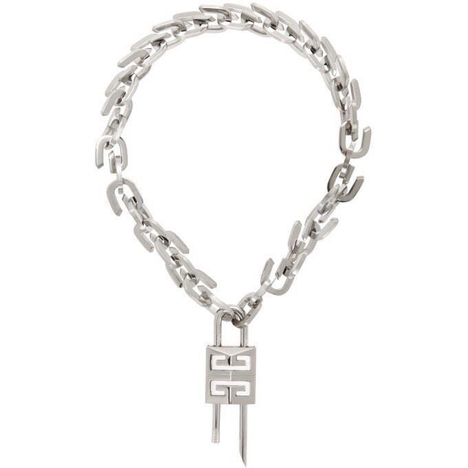 Givenchy Givenchy FW21 Original Padlock Necklace Size ONE SIZE - 1 Thumbnail
