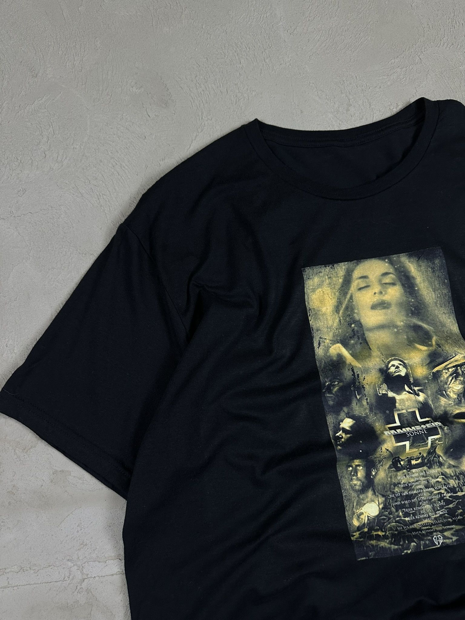 Band Tees × Vintage Vintage Rammstein Sonne Rock Band T-shirt Size US XL / EU 56 / 4 - 6 Thumbnail