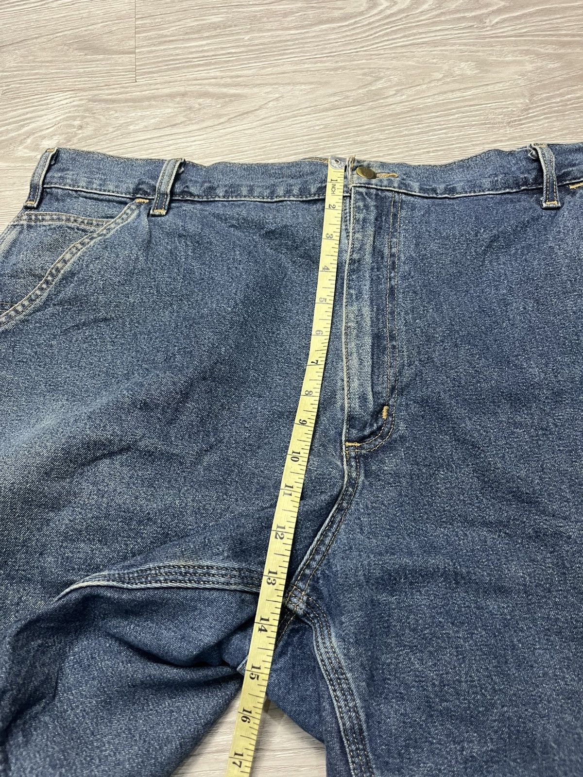 Carhartt Faded Denim Vintage Carhartt Short Carpenter Pants Size US 40 / EU 56 - 9 Thumbnail