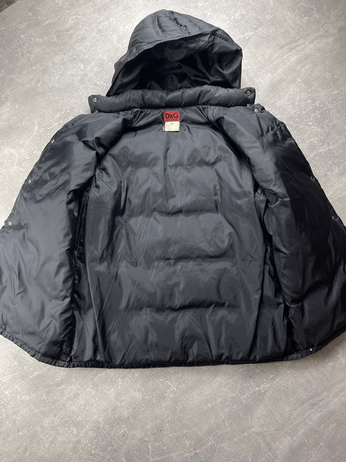 Dolce & Gabbana Dolce & Gabbana D&G 90s Hooded Puffer Jacket Black Size US S / EU 44-46 / 1 - 16 Thumbnail