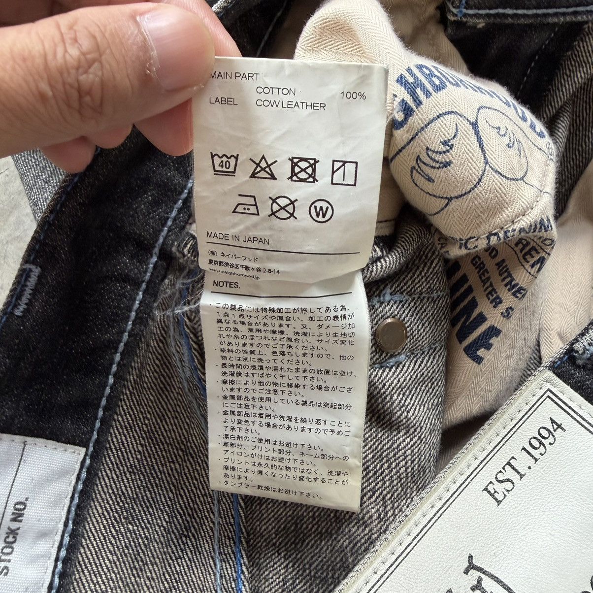 Neighborhood Neighborhood Japan - Washed Deep Mid 14oz Selvedge Jeans Size US 32 / EU 48 - 13 Thumbnail