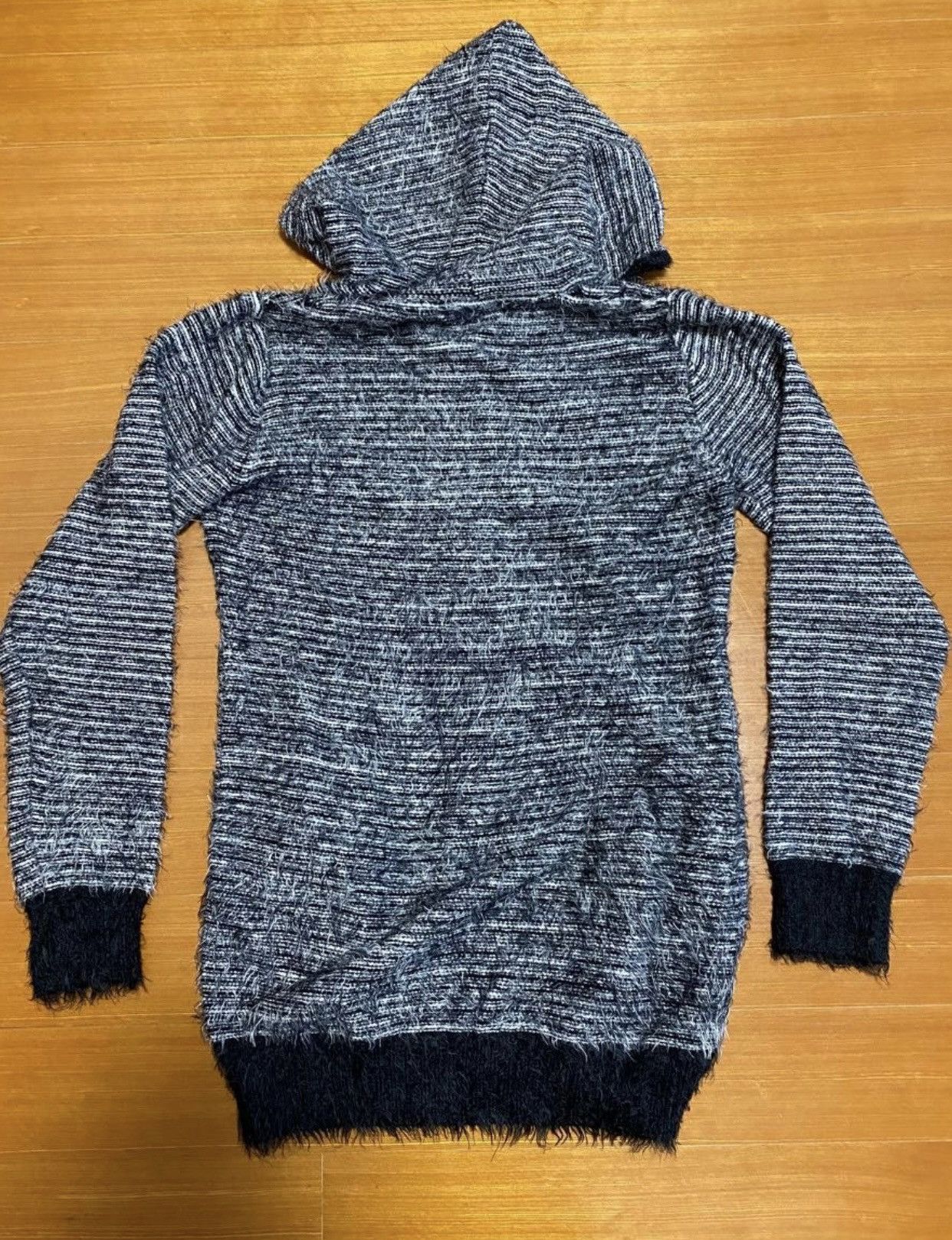 Japanese Brand × Vintage Mohair double Zip Up hoodie Size US M / EU 48-50 / 2 - 3 Thumbnail