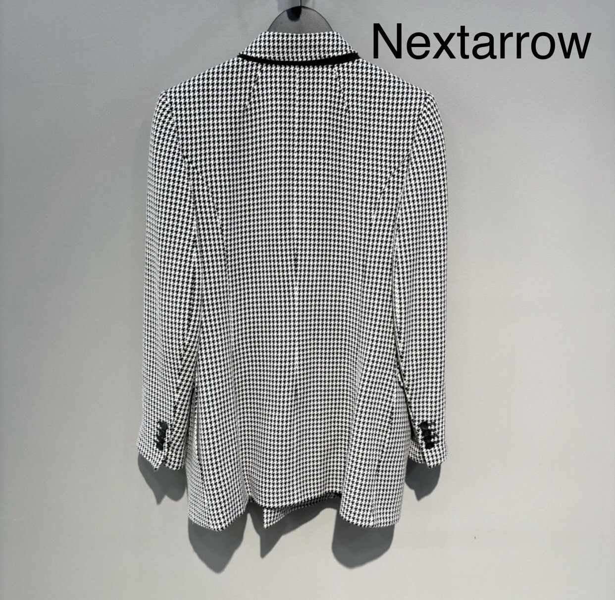 Balenciaga Balenciaga Thousand Bird Grid Hourglass Suit 2412-Nextarrow Size S / US 4 / IT 40 - 2 Thumbnail