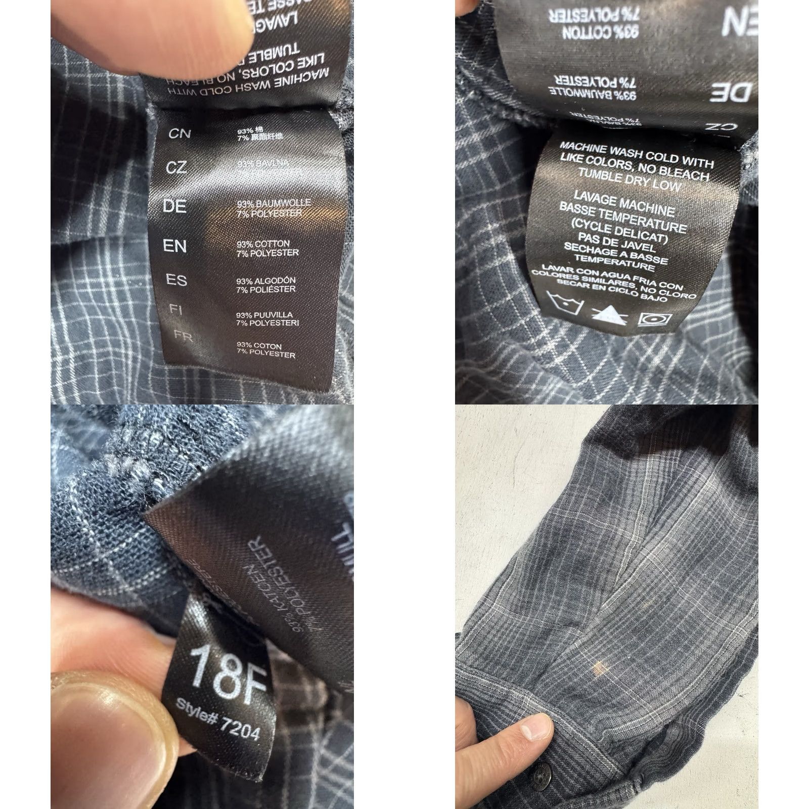 Vintage KUHL Shirt Plaid Flannel Blue Outdoors Casual Window Pane Check Mens XL Size US XL / EU 56 / 4 - 8 Thumbnail
