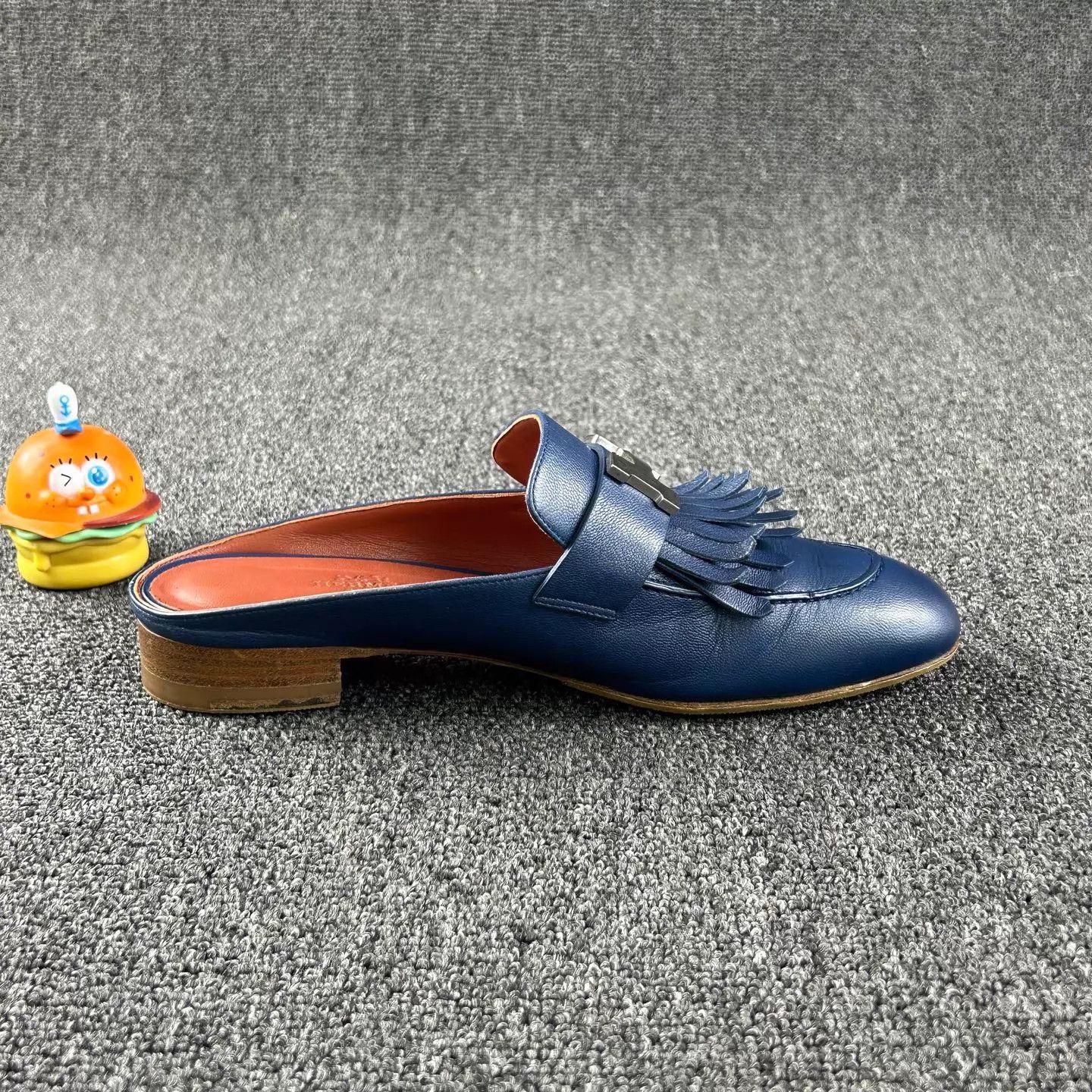 Hermes Hermes Blue Tassel Loafer Slippers FR36 Size US 5.5 / IT 35.5 - 4 Thumbnail