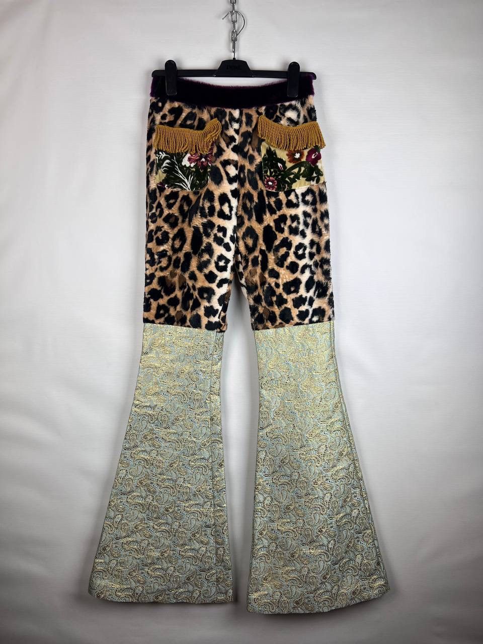 Jeremy Scott Jeremy Scott 2017 leopard flower pant woman size USA 6 Size 28" / US 6 / IT 42 - 1 Thumbnail
