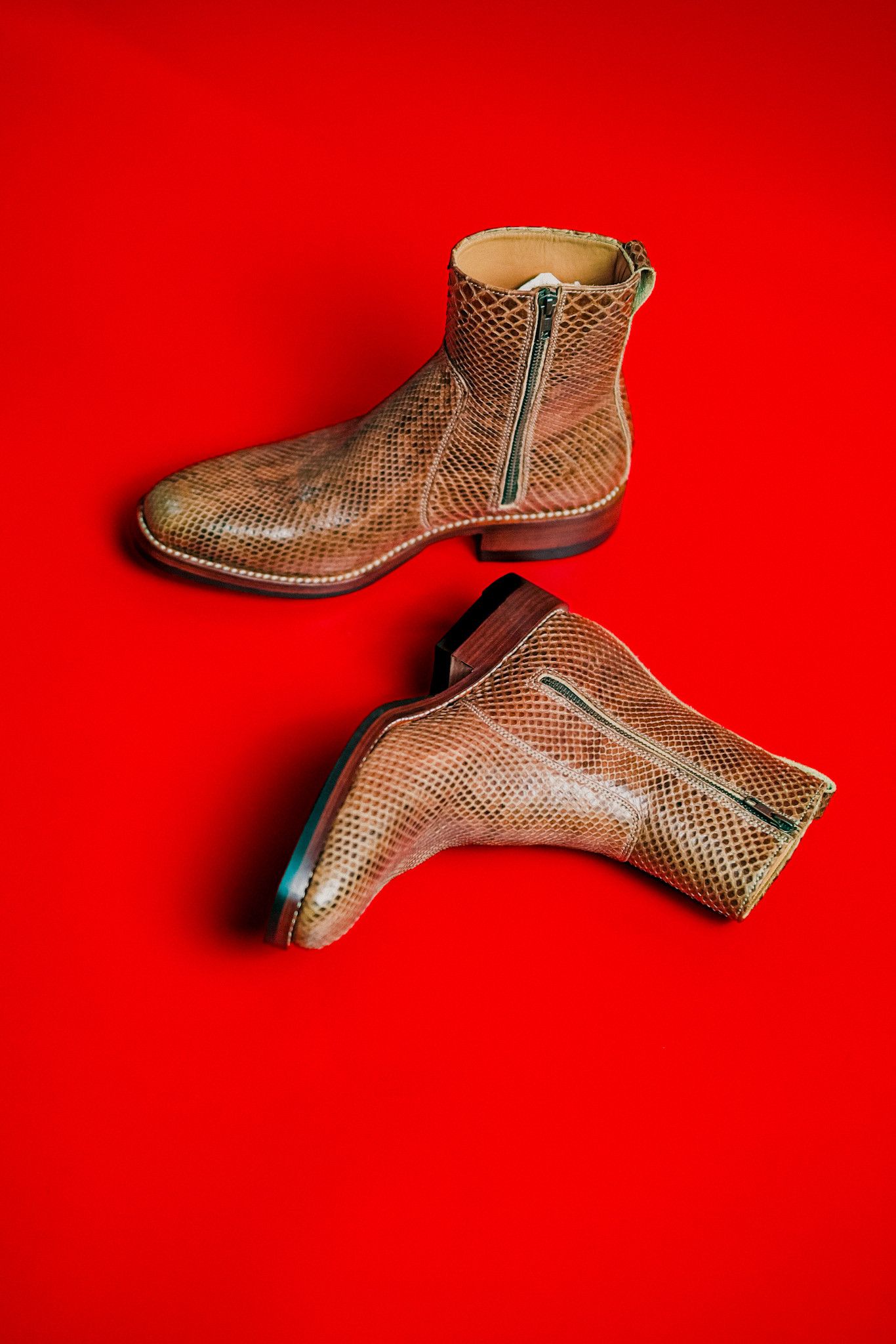 Other Chelsea Boots with Snake Leather Made In USA Size US 9 / EU 42 - 6 Thumbnail