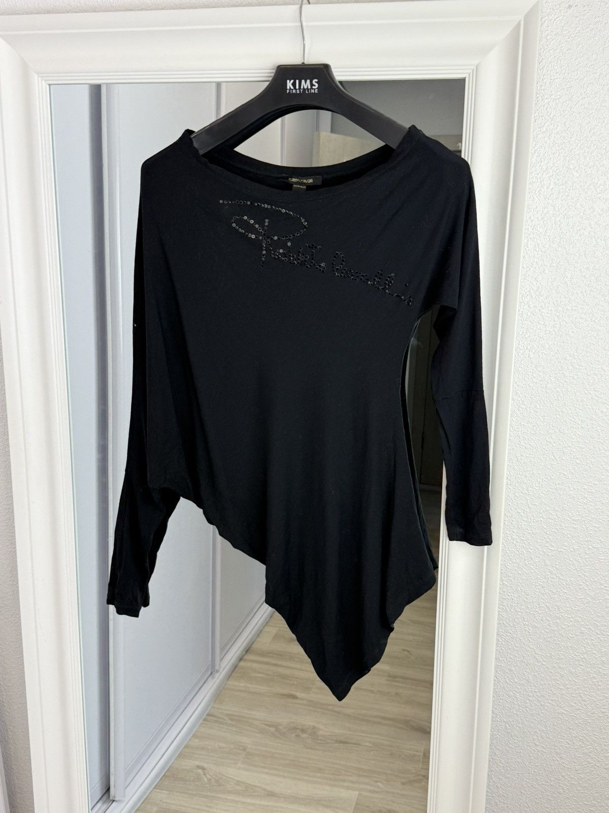 Roberto Cavalli Roberto Cavalli Asymmetrical Longsleeve Pullover Bluse Rare Size M / US 6-8 / IT 42-44 - 2 Thumbnail