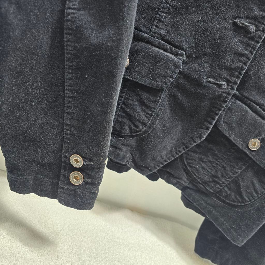 Gloria Vanderbilt Women's Gloria Vanderbilt Black Corduroy Blazer Jacket M Size M / US 6-8 / IT 42-44 - 6 Thumbnail