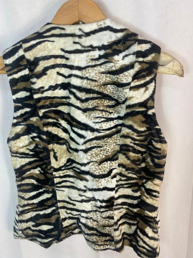 Designer × Vintage Vintage nikole short tiger stripe vest made in Australia Size S / US 4 / IT 40 - 10 Thumbnail