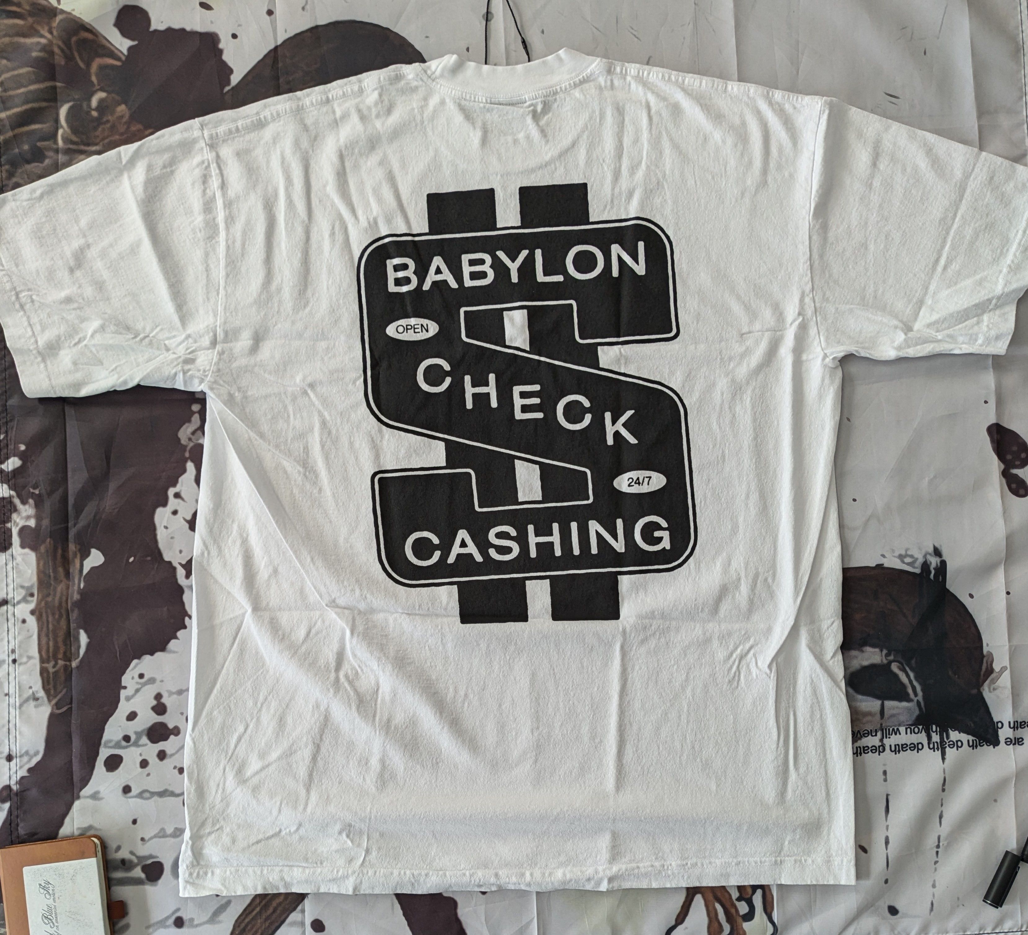 Babylon Check Cashing Tee Size US XL / EU 56 / 4 - 2 Thumbnail