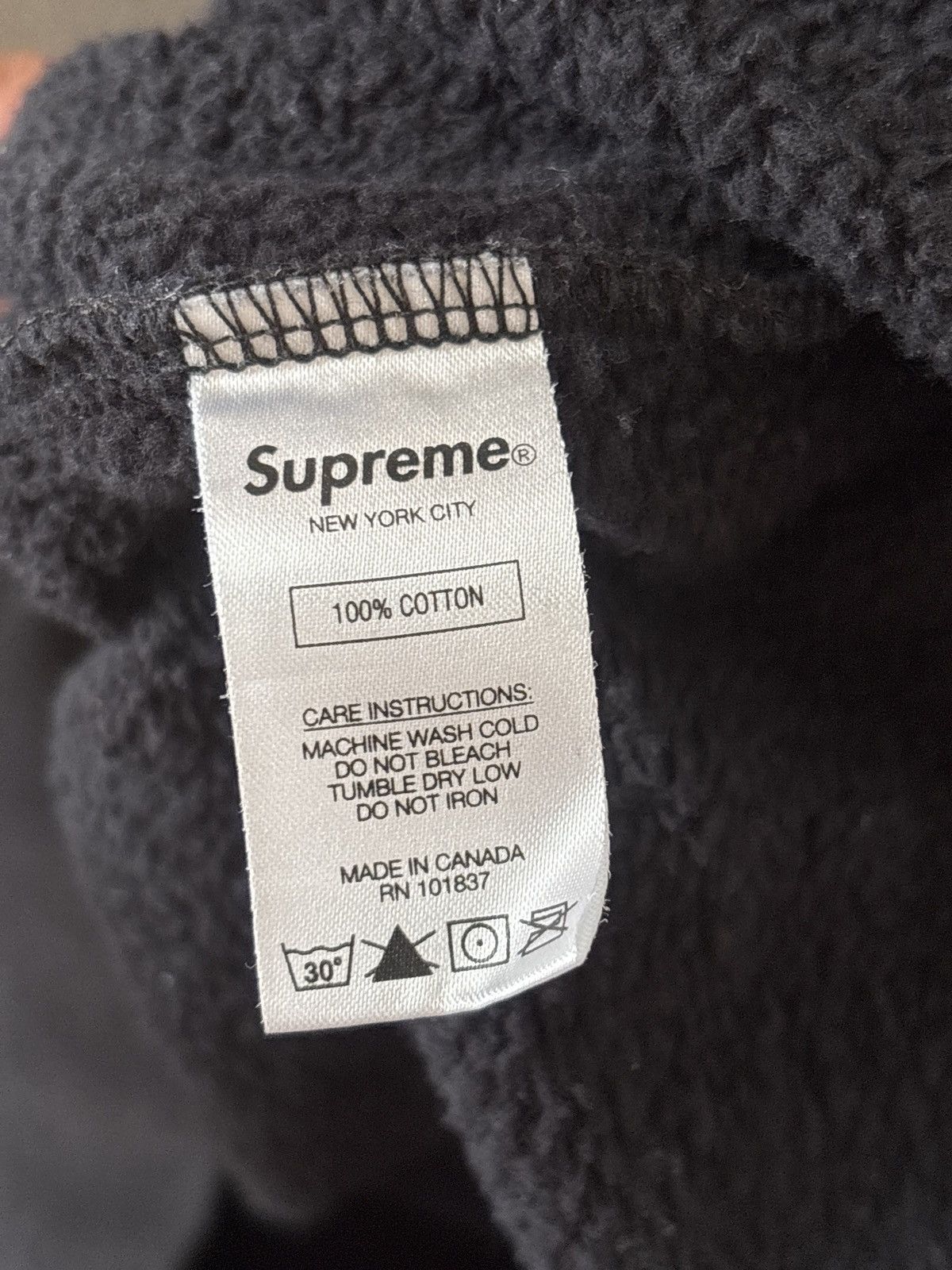 Supreme Size XL-Supreme Embryo Hooded Sweatshirt Black Gently Worn Size US L / EU 52-54 / 3 - 15 Thumbnail