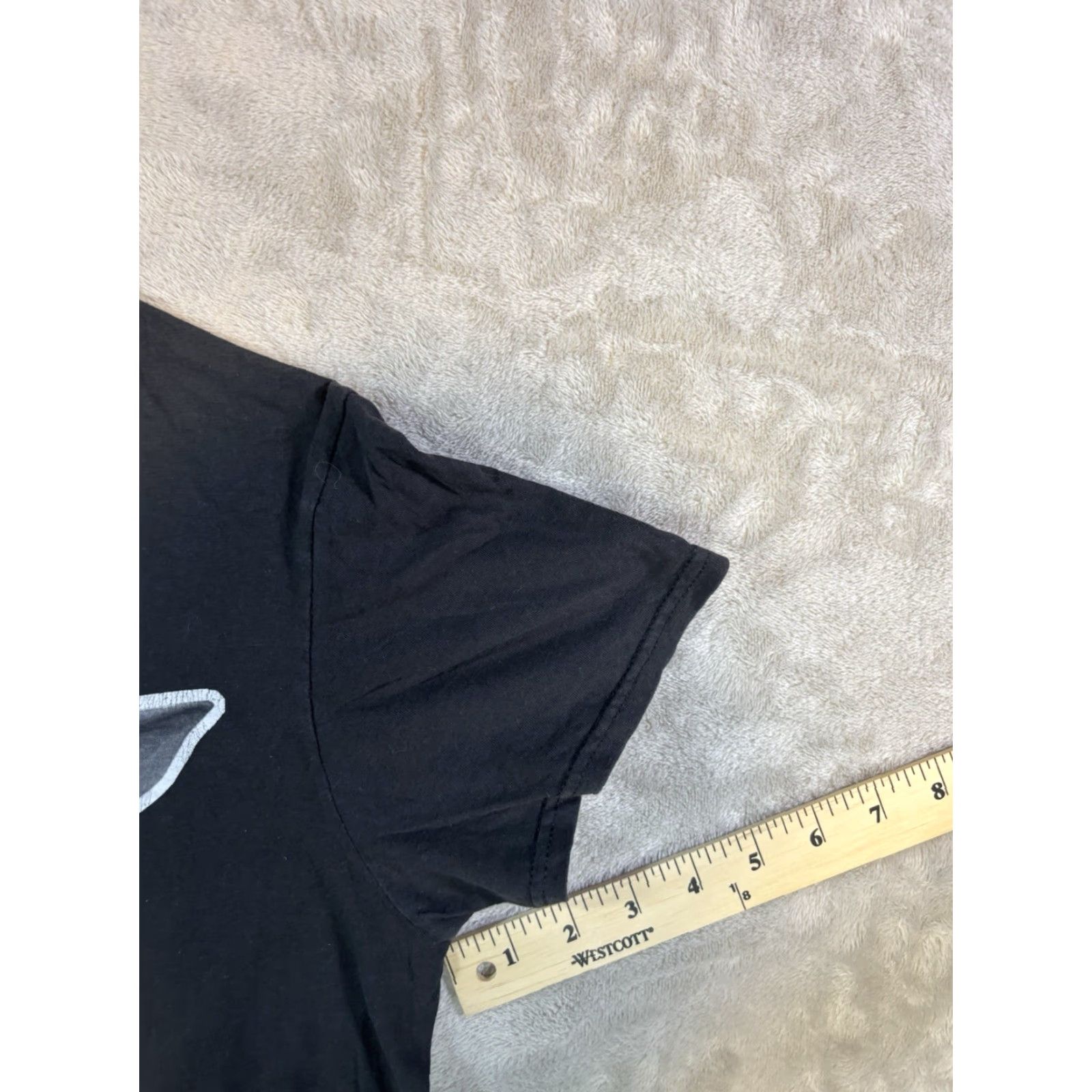 Star Wars Star Wars The Child Grogu Mens Black Graphic T-Shirt XS Crew Neck Short Sleeve Graphic Print Distress Knit Cotton Regular Size US XS / EU 42 / 0 - 4 Thumbnail