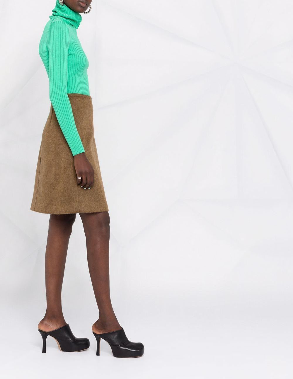 Bottega Veneta Bottega Veneta Wool blend A-Line skirt Size 26" / US 2 / IT 38 - 8 Thumbnail