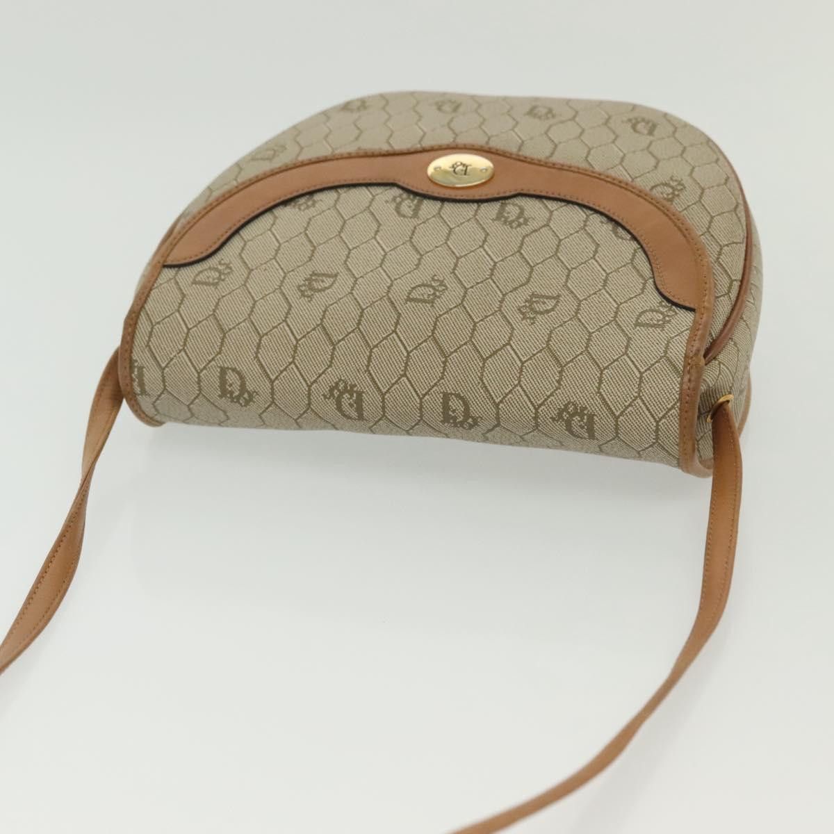 Dior DIOR Honeycomb Canvas Shoulder Bag Pvc Beige Gold Size ONE SIZE - 6 Thumbnail