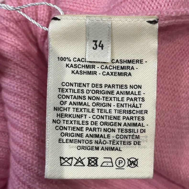 Hermes Hermes Long Cardigan, Cashmere, Pink Size XXS / US 00 / IT 34 - 4 Thumbnail