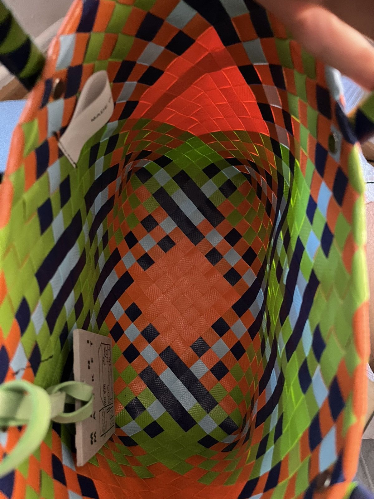 Marni Marni basket bag primary green Size ONE SIZE - 3 Thumbnail
