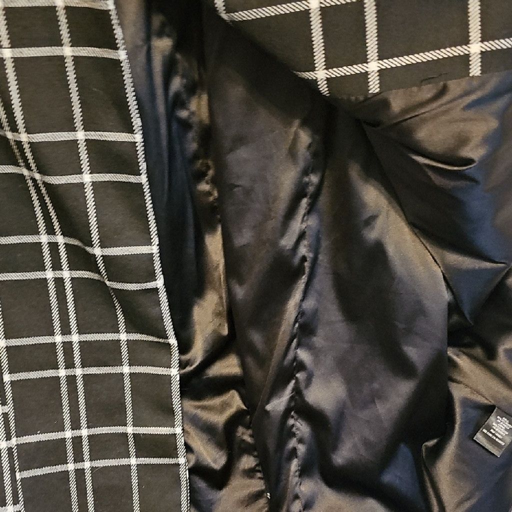 Torrid Torrid Black and White Plaid Fully Lined Women's Blazer Size 3XL / US 20-22 - 7 Thumbnail