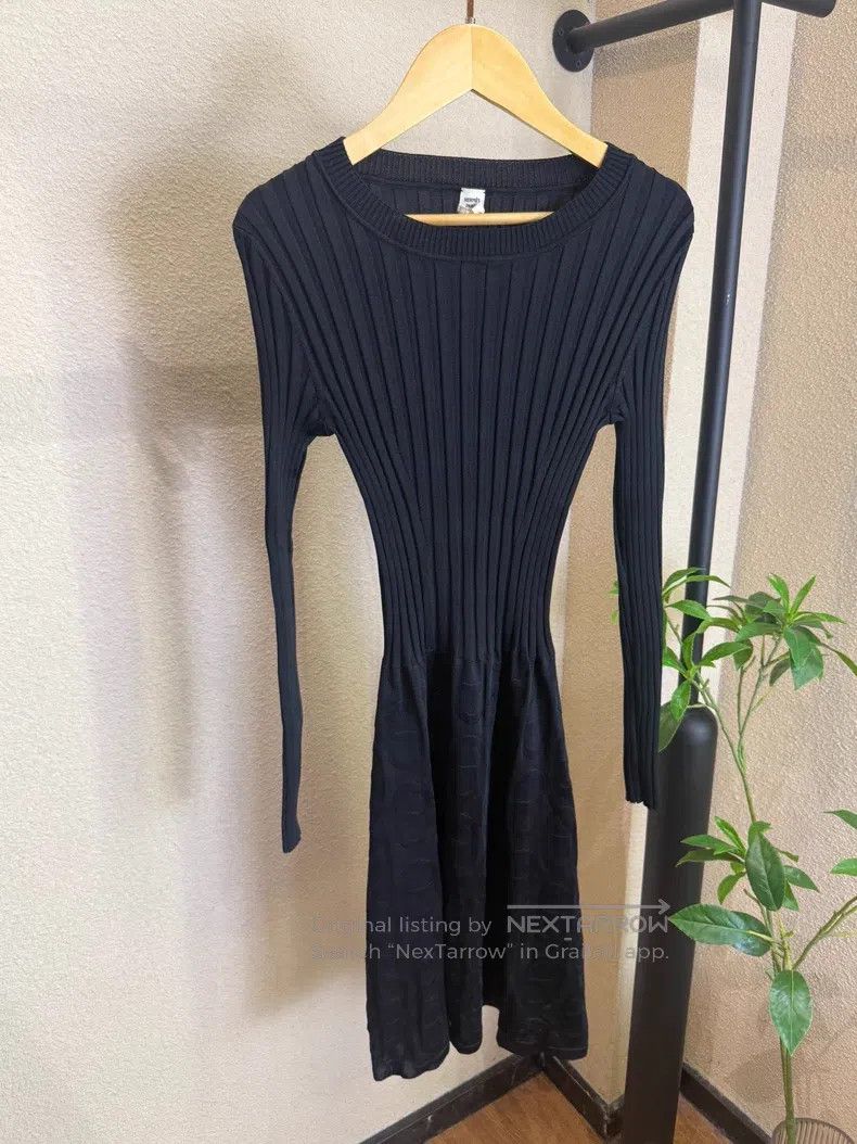 Hermes Hermes Black Knit Dress Size XXS / US 00 / IT 34 - 1 Thumbnail