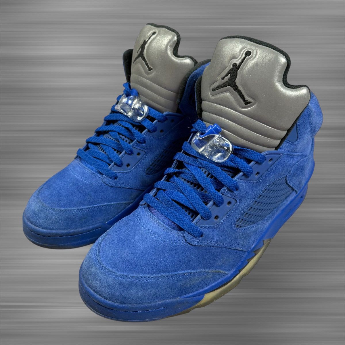 Jordan Brand Jordan 5 Retro Blue Suede Size US 9.5 / EU 42-43 - 1 Thumbnail