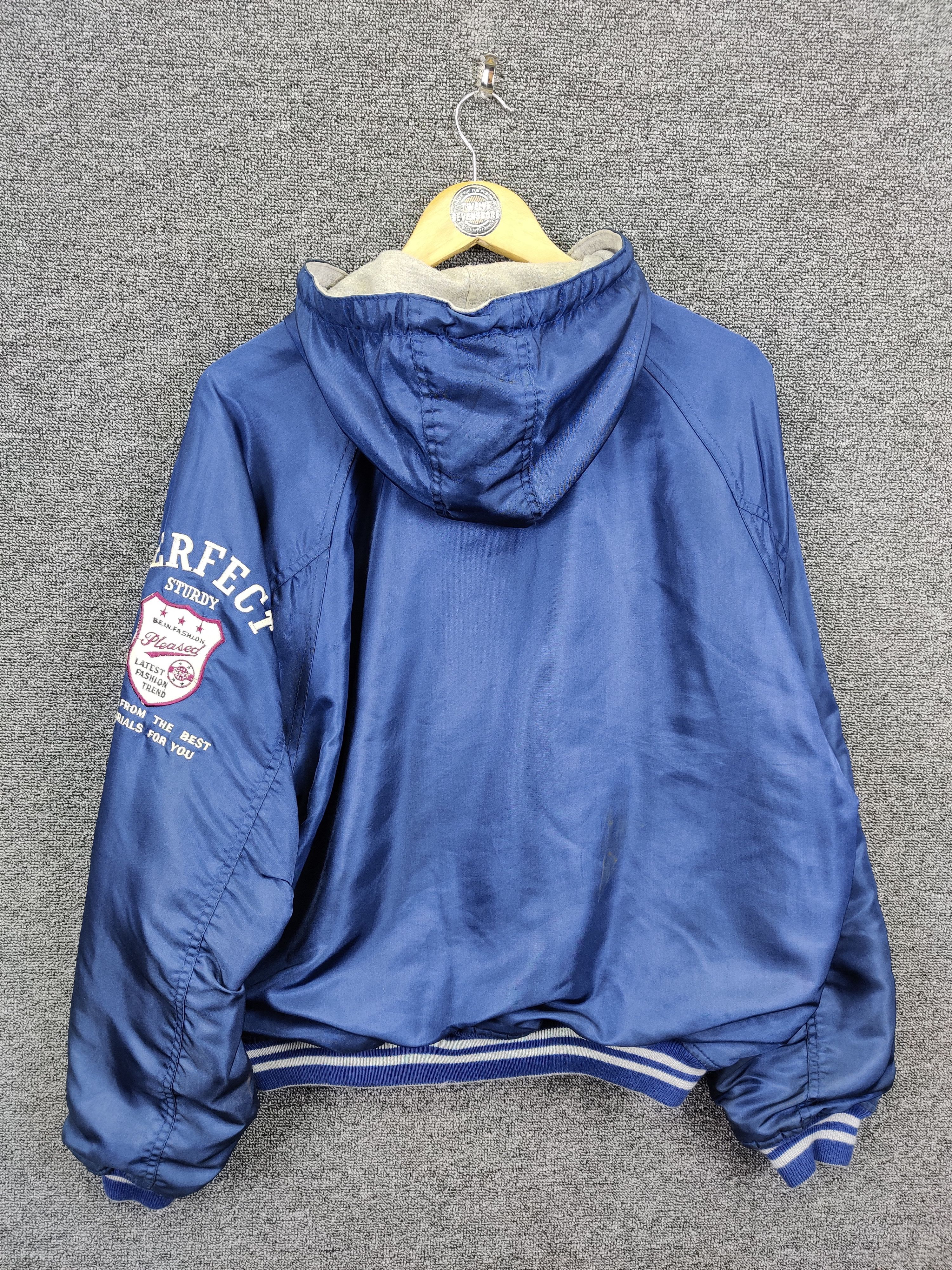 Japanese Brand Vintage Be Hot Club Reversible Bomber Varsity Hoodie Jacket Size US XL / EU 56 / 4 - 6 Thumbnail