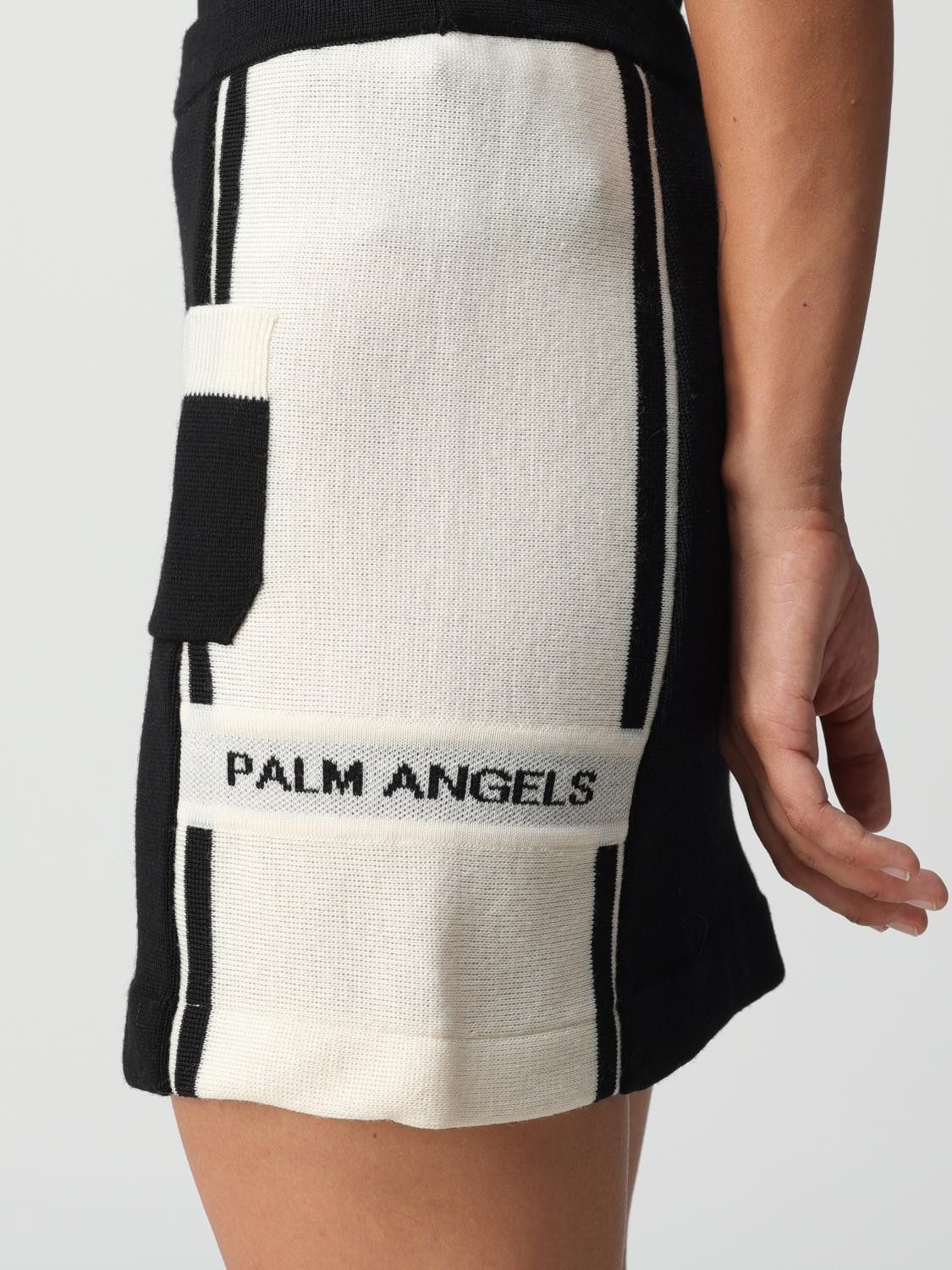 Palm Angels o1y1125 Mini Skirt in Black/White Size 26" / US 2 / IT 38 - 5 Thumbnail
