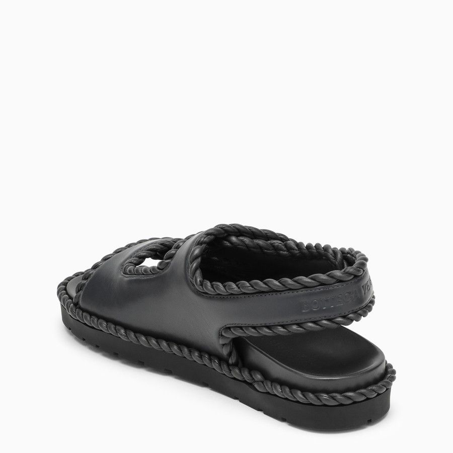 Bottega Veneta o1d2blof0824 Leather Sandals in Slate Grey Size US 11 / IT 41 - 5 Thumbnail