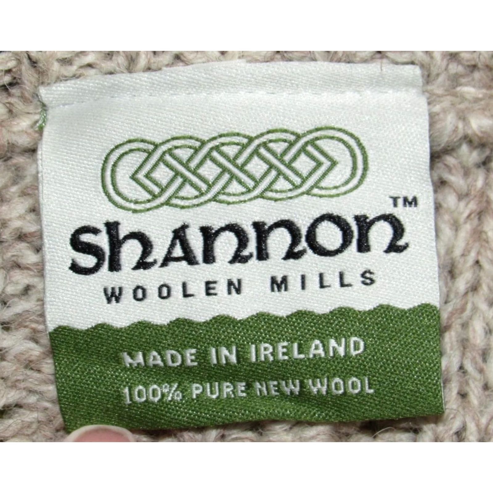 Vintage SHANNON Woolen Mills Oatmeal Cableknit Full Zip Ireland Sweater XL Mens Regular Size XL Oatmeal Size US XL / EU 56 / 4 - 4 Thumbnail