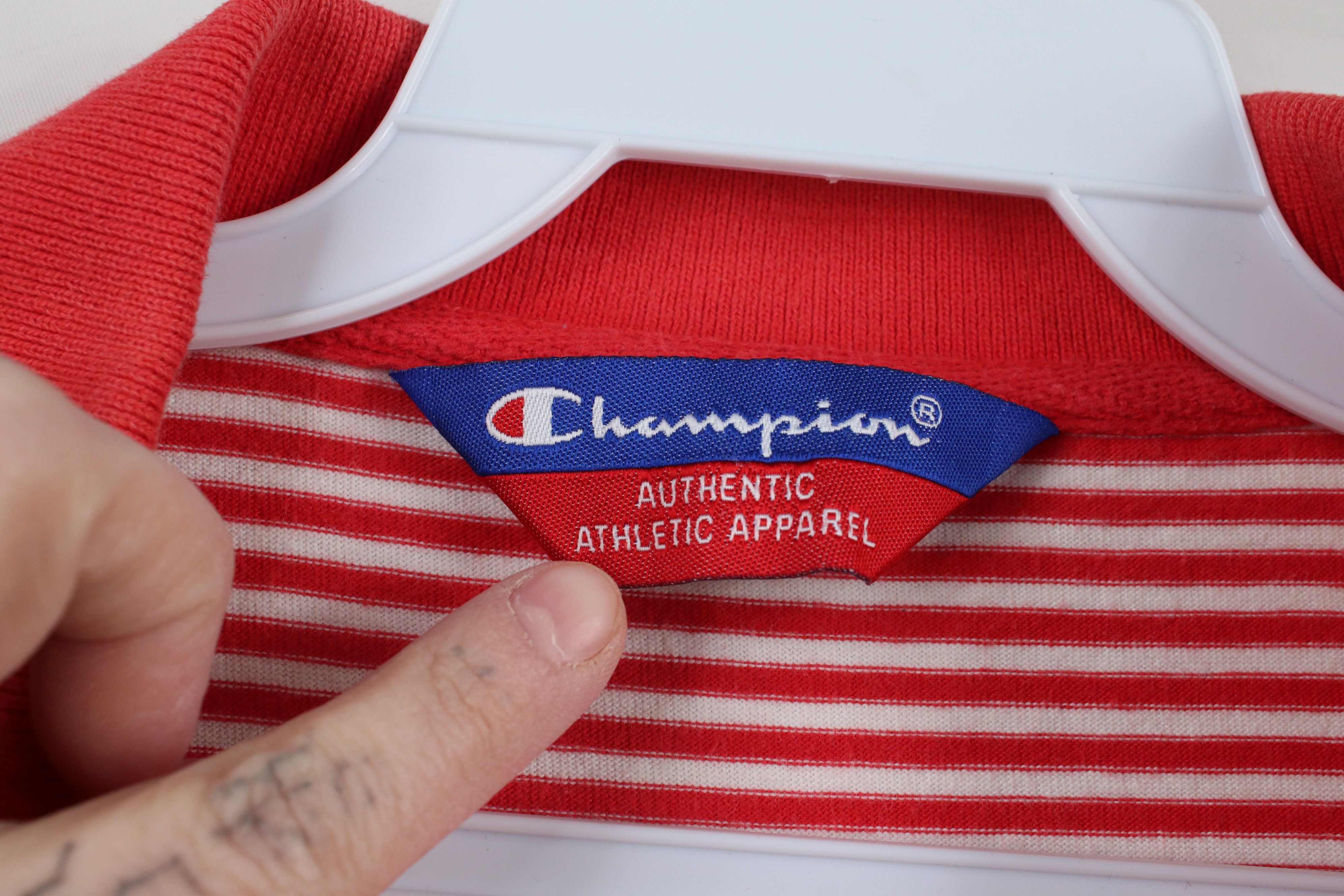 Champion × Vintage Vintage 90s Champion Ohio State University Polo Shirt Red Size US XL / EU 56 / 4 - 8 Thumbnail
