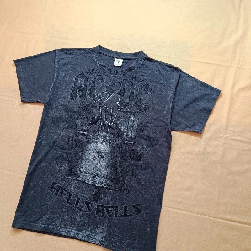 AC/DC AC/DC Hells Bells Gray Tshirt M Band Tee Big Graphic Print Size US M / EU 48-50 / 2 - 2 Thumbnail