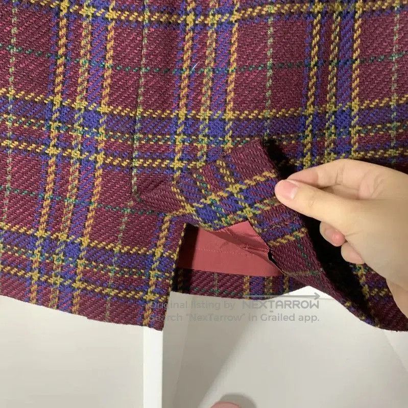 Burberry Burberry Women's Multi-Colored Wool Dress. Size M / US 6-8 / IT 42-44 - 6 Thumbnail