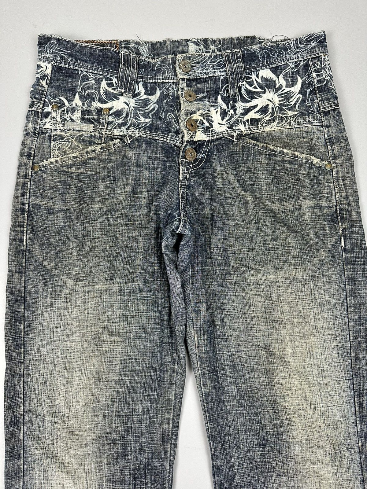 Marithe + Francois Girbaud Distressed Vintage Marithe Francois Girbaud Denim Size US 32 / EU 48 - 4 Thumbnail