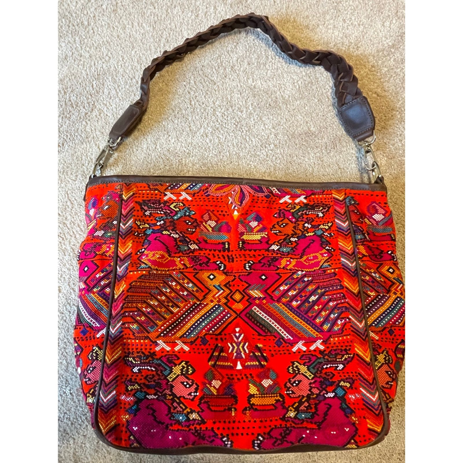 Other Handmade Large Hobo Bag by Little Guatemala Size ONE SIZE - 3 Thumbnail