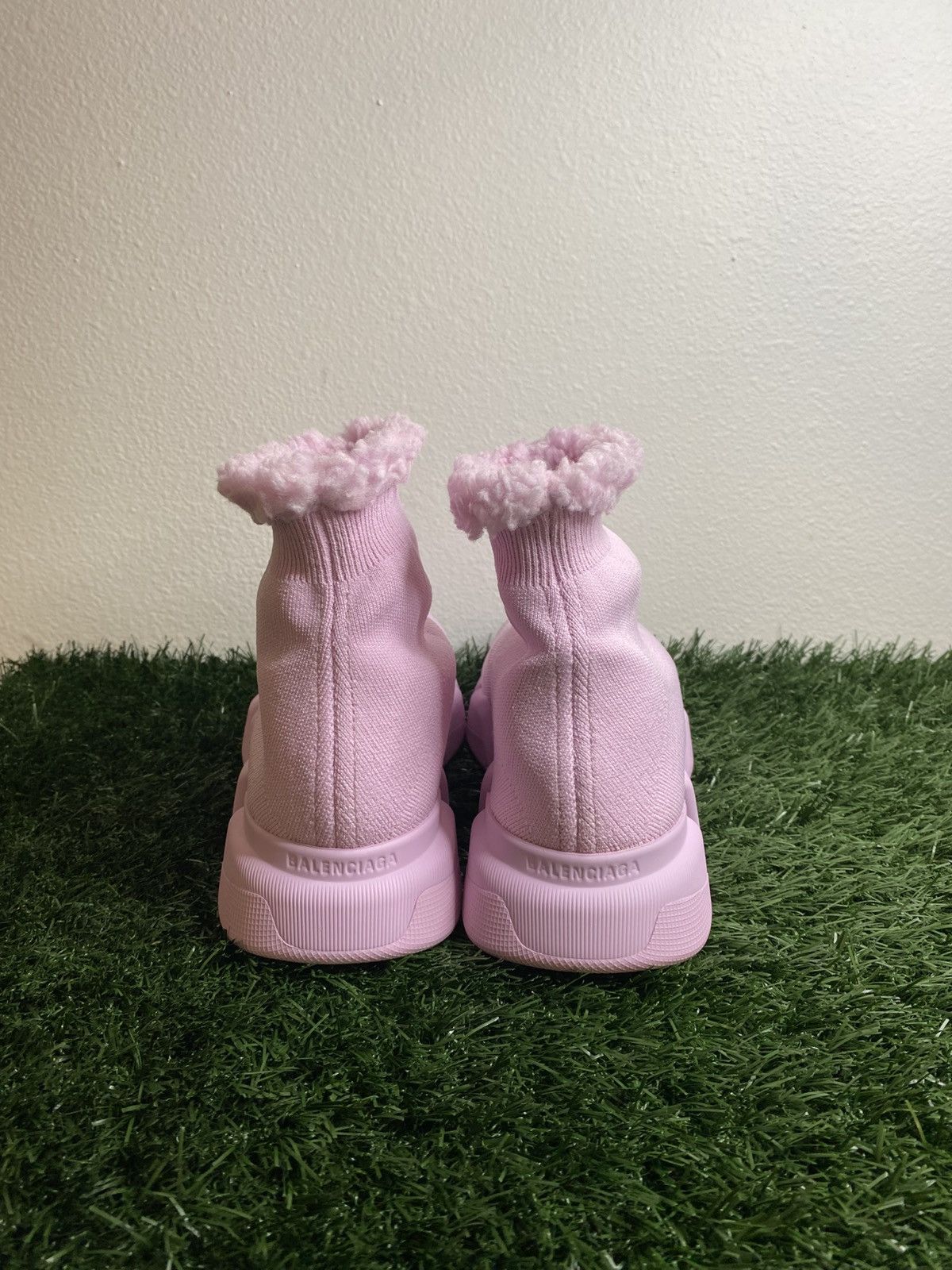 Balenciaga BALENCIAGA SPEED 2.0 ‘fake fur pink’ | SIZE 41 EU | NEW Size US 11 / IT 41 - 8 Thumbnail