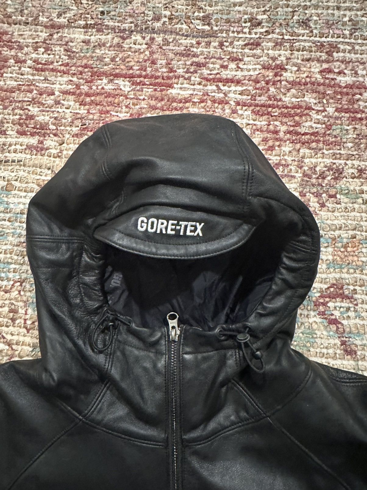 Goretex × Supreme Supreme Gore-Tex Leather Jacket Black Size US L / EU 52-54 / 3 - 4 Thumbnail