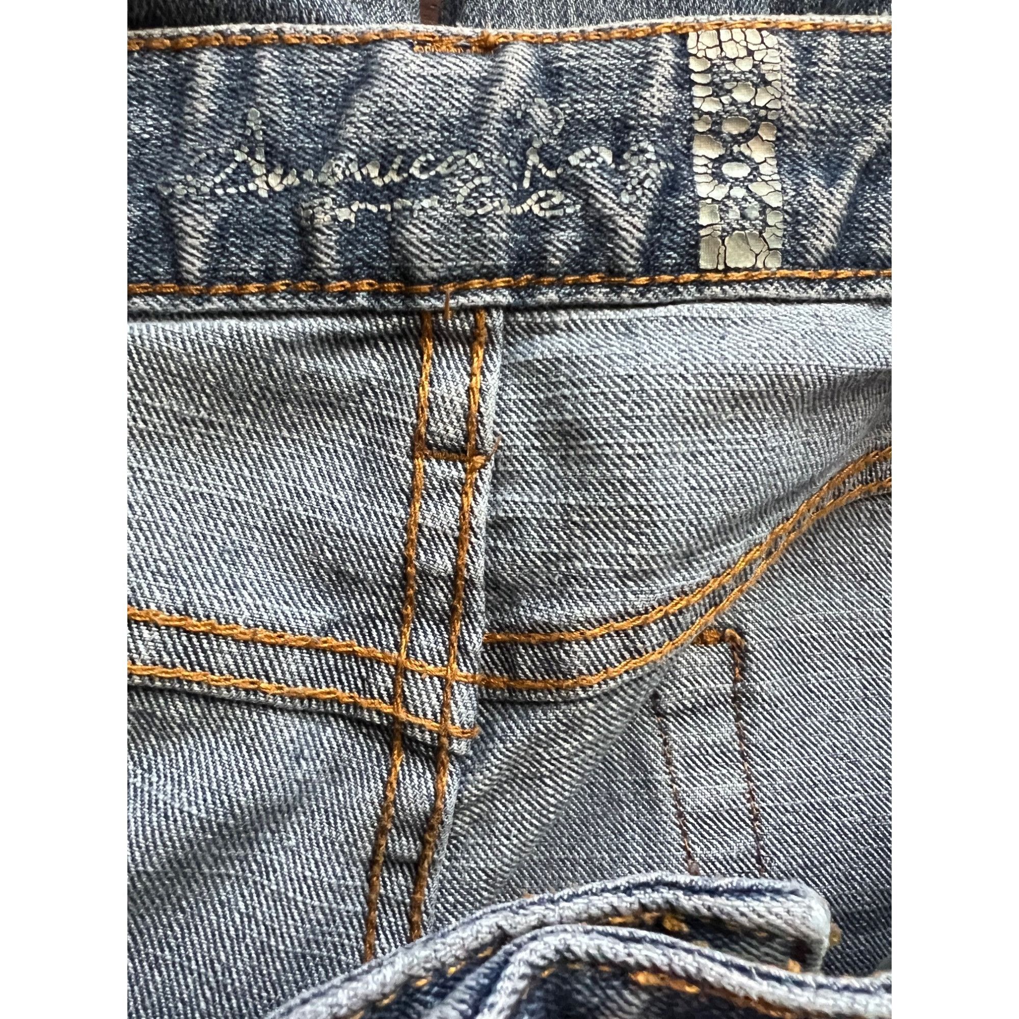 American Rag American Rag Blue Denim Distressed Bootcut Jeans Plus 13S Me Size 36" / US 14 / IT 50 - 8 Thumbnail