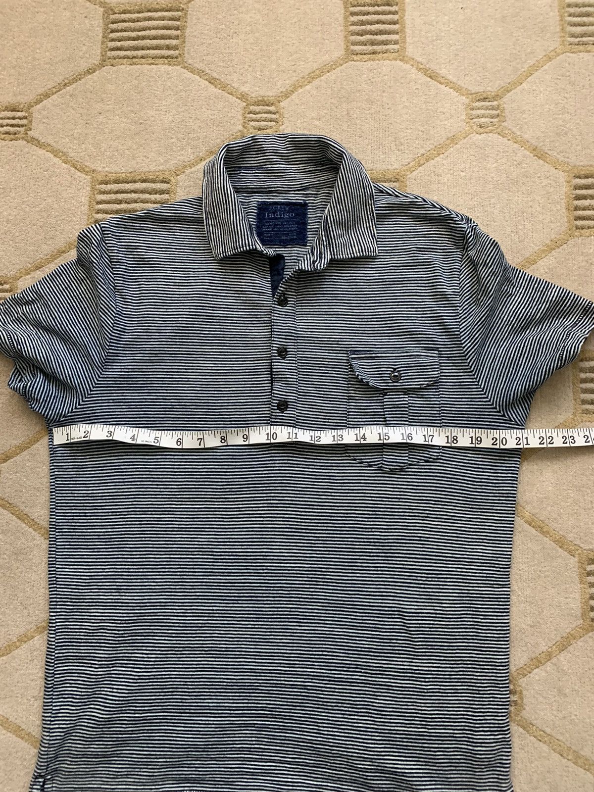 J.Crew Indigo Polo Short Sleeve Size US M / EU 48-50 / 2 - 5 Thumbnail