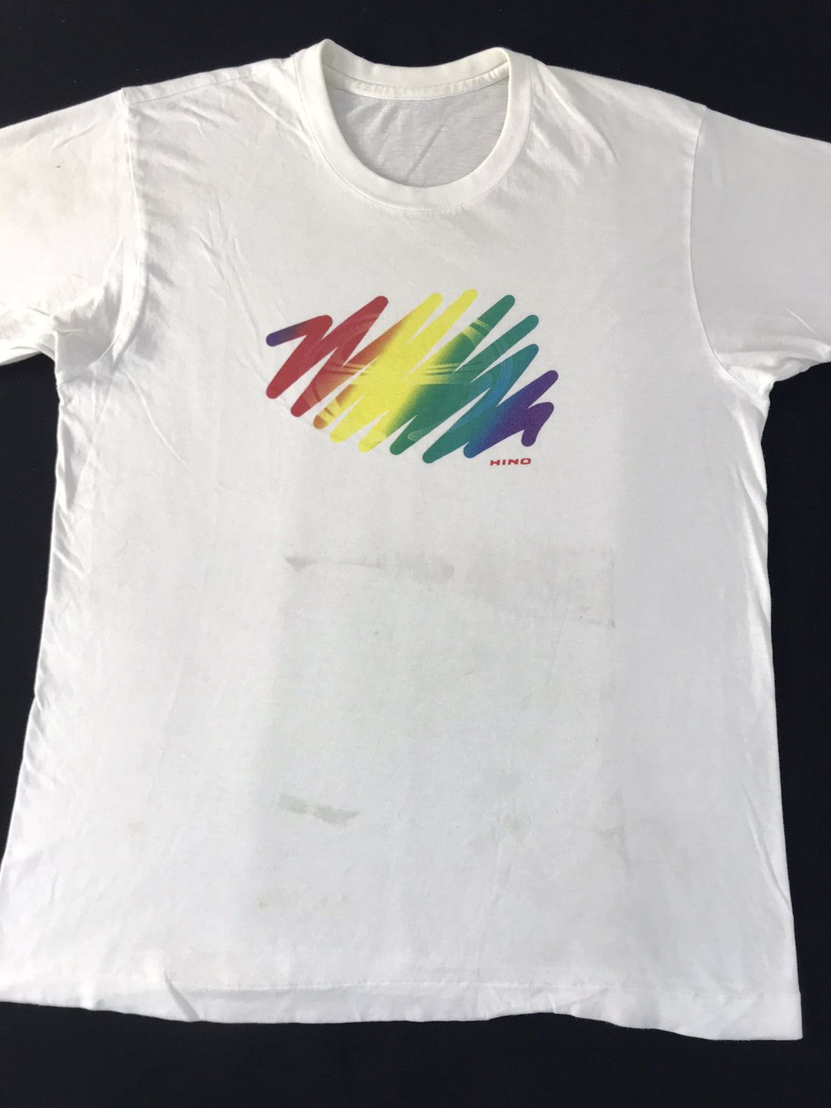 Japanese Brand 90s Japanese Truck Brand Hino Multicolour Logo Tee Size US M / EU 48-50 / 2 - 3 Thumbnail