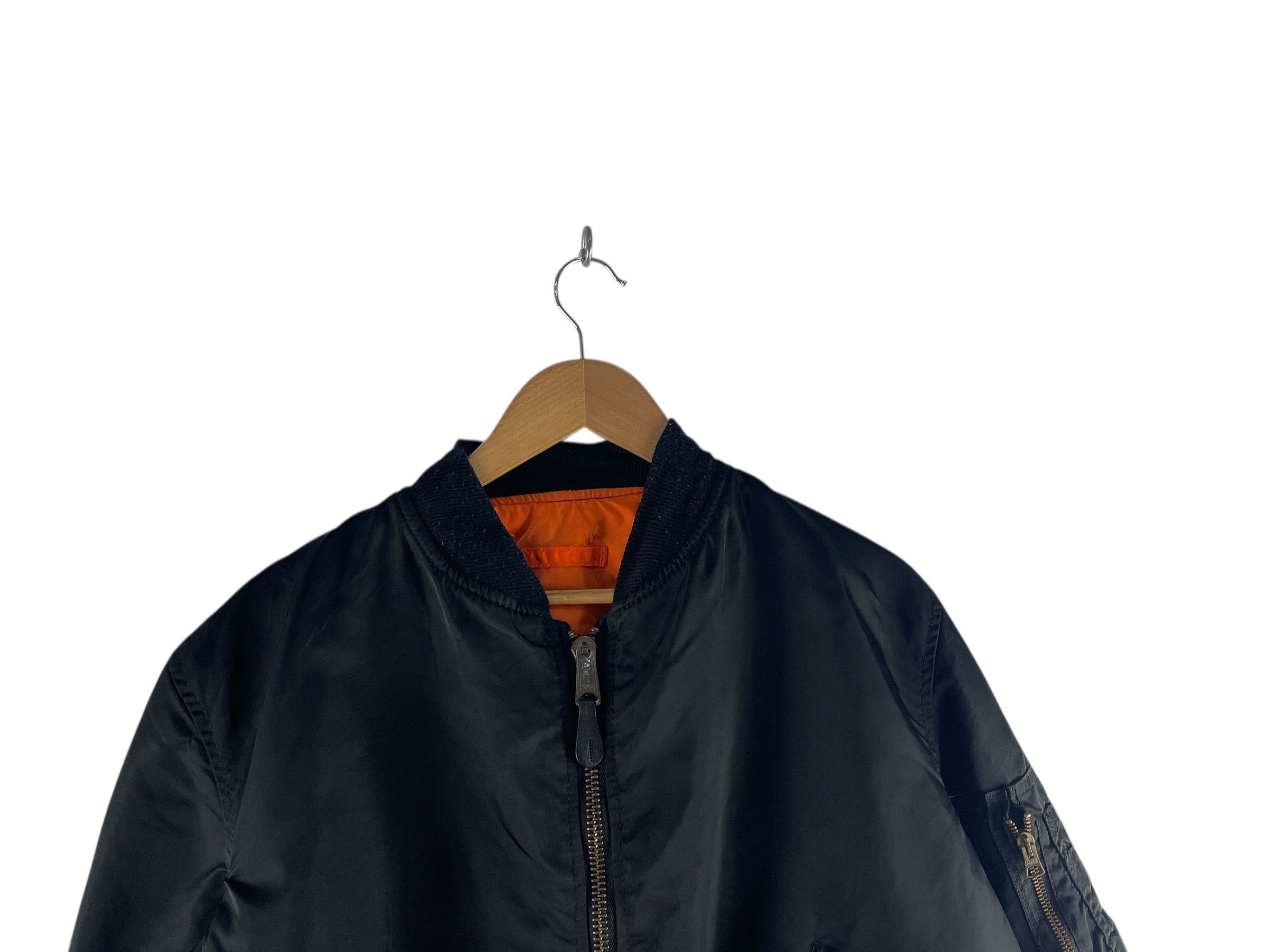Alpha Industries Vintage Alpha MA-1 Military Style Flight Jacket Size US L / EU 52-54 / 3 - 9 Thumbnail