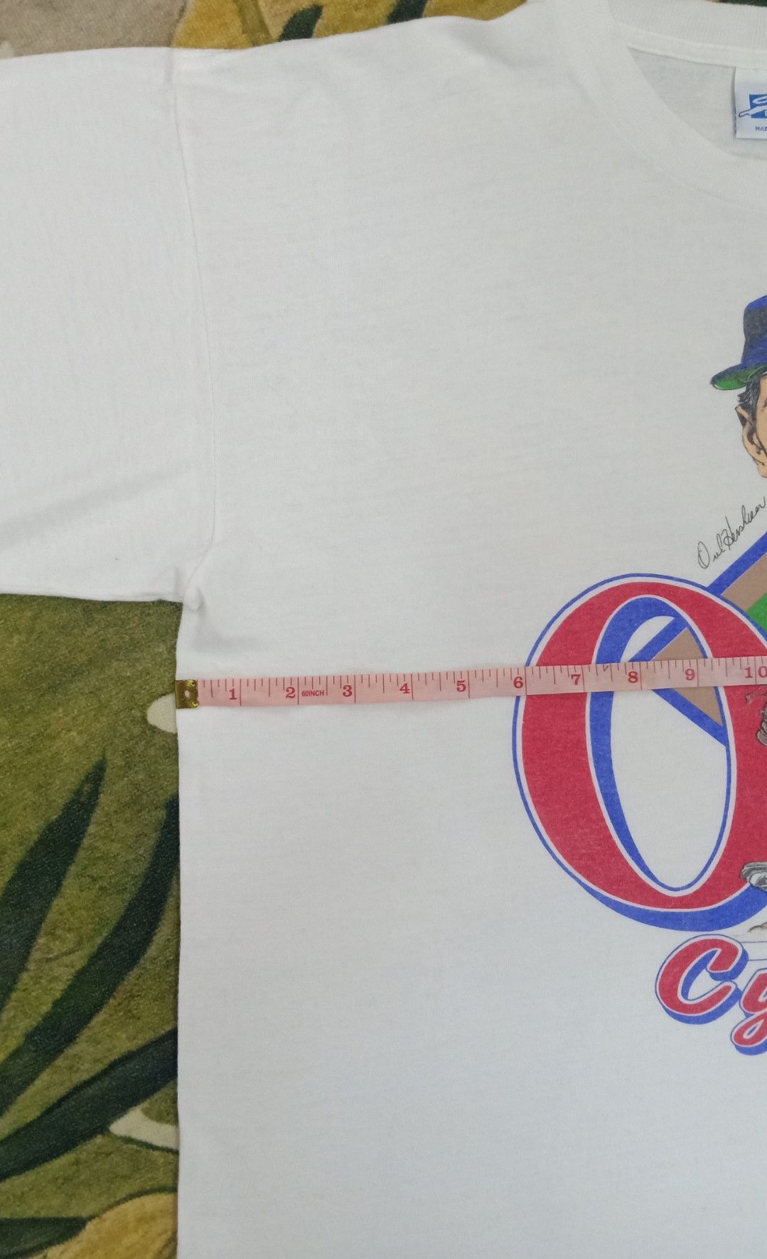 MLB Vintage 80s Orel Hershiser MLB LA Dodgers T-shirt Size US XL / EU 56 / 4 - 20 Thumbnail
