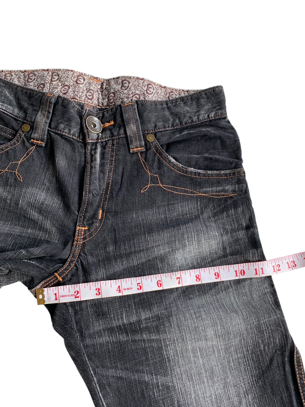 Edwin × If Six Was Nine × Kapital EDWIN 503 NAVAJO STYLE FADED & RUSTY MUDMAX DISTRESSED DENIM Size US 31 - 18 Thumbnail