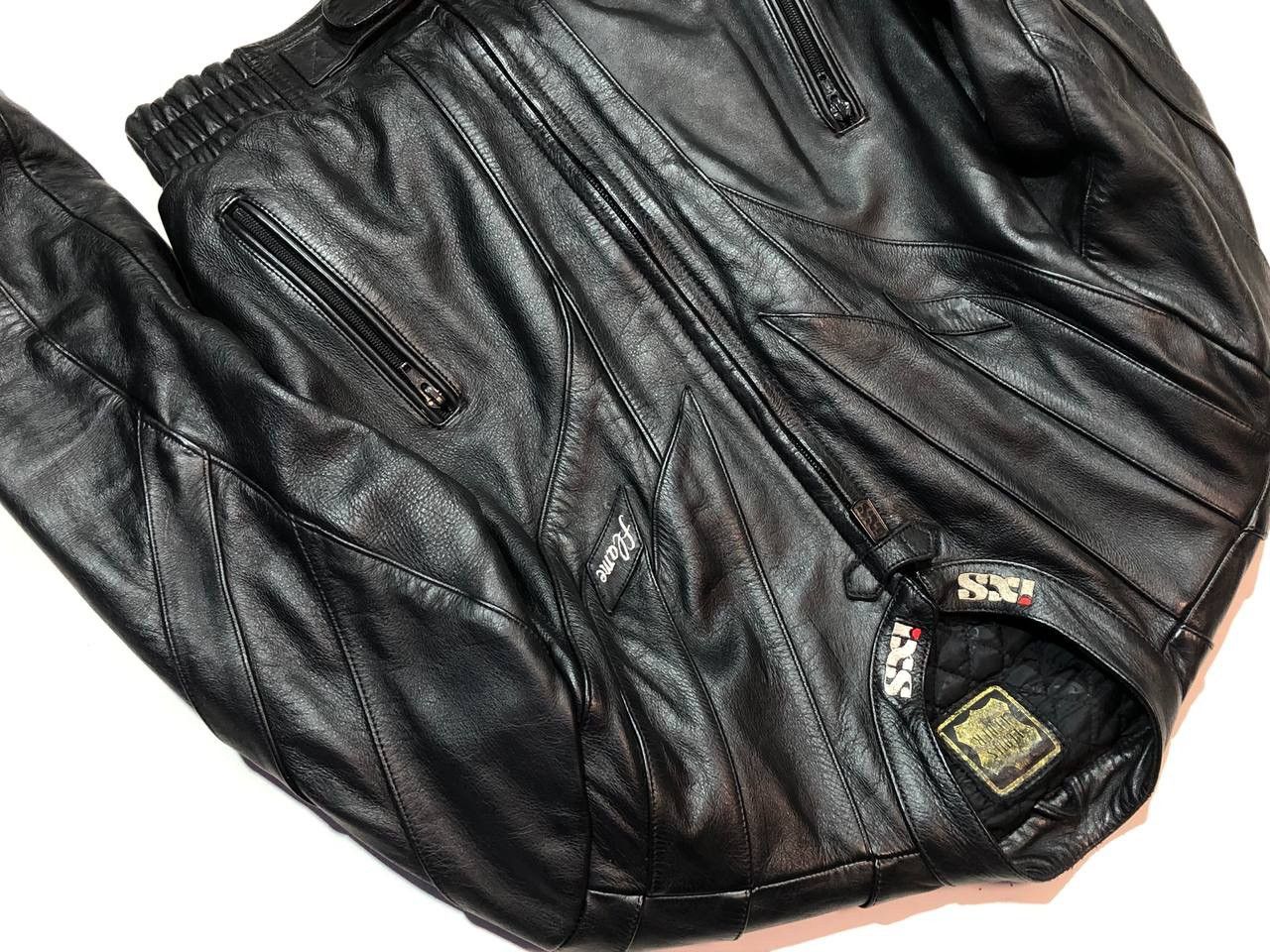 Vintage IXS Moto Leather Jacket Racing Vintage Size US S / EU 44-46 / 1 - 9 Thumbnail