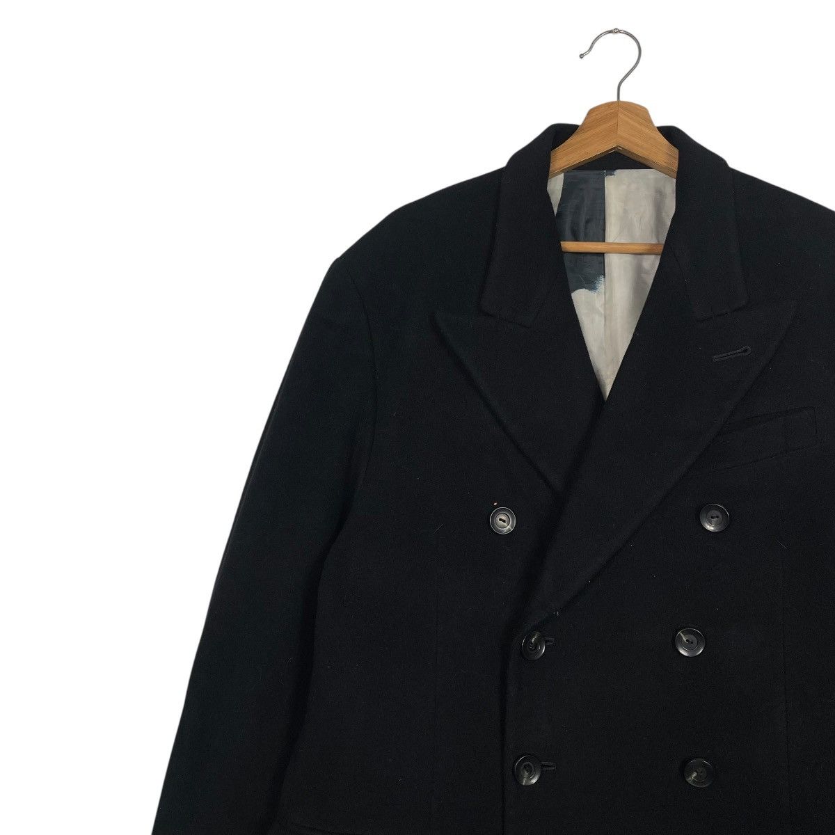 Jean Paul Gaultier Jean Paul Gaultier Homme Double Breasted Wool Overcoat Size US M / EU 48-50 / 2 - 8 Thumbnail