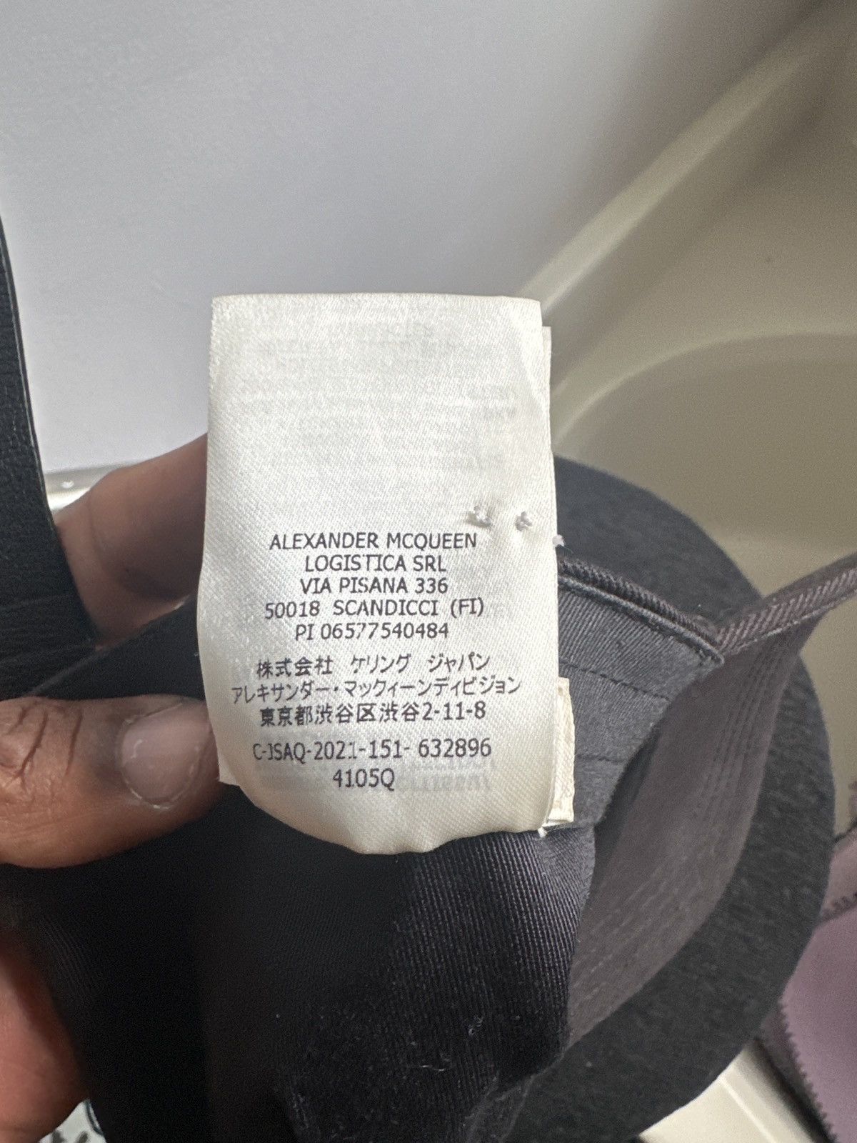Alexander McQueen × Designer Alexander McQUEEN Baseball Hat (black) Size ONE SIZE - 8 Thumbnail