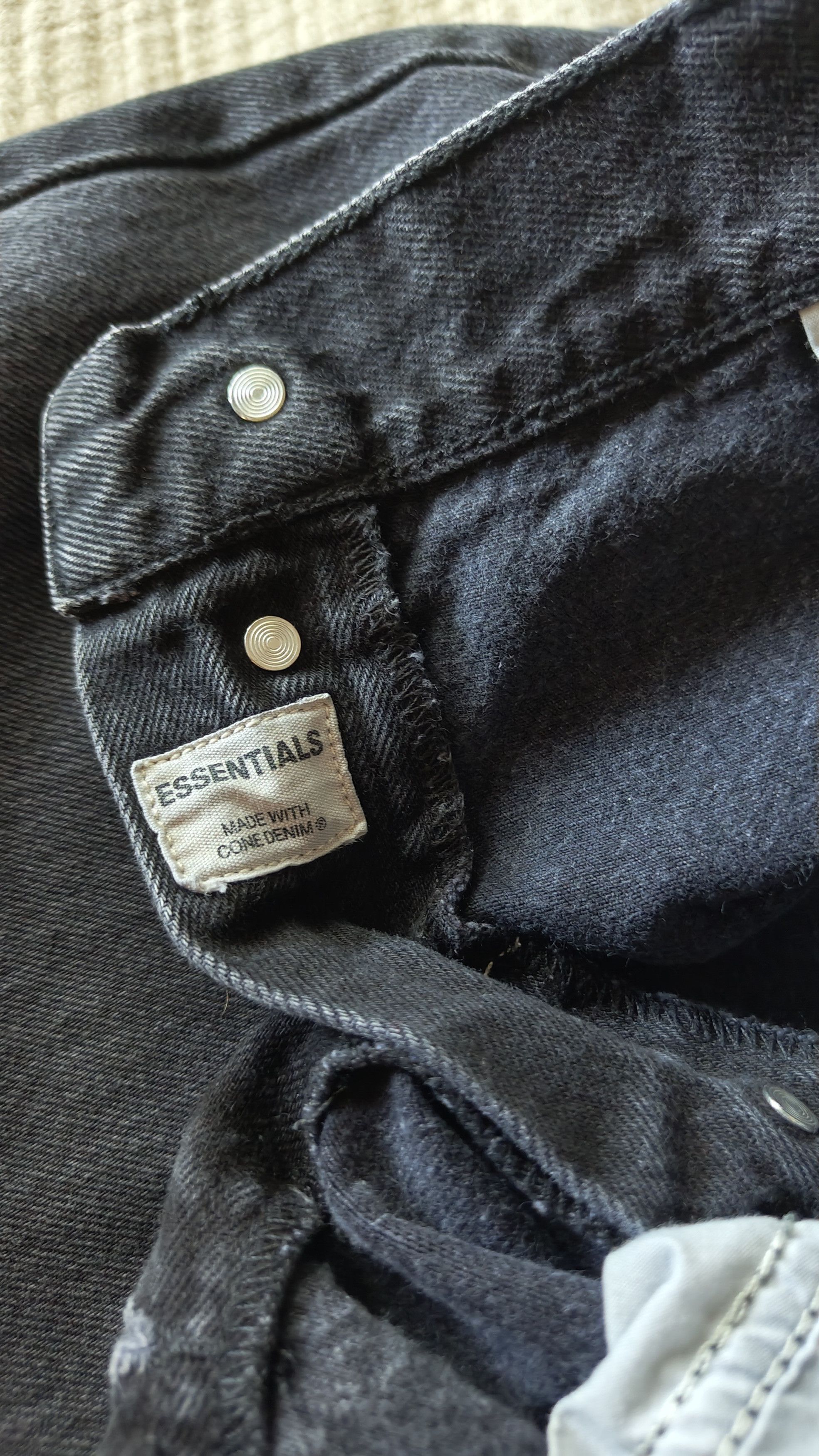 Fear of God FOG Essentials Cone Denim Side Zips Size US 34 / EU 50 - 7 Thumbnail