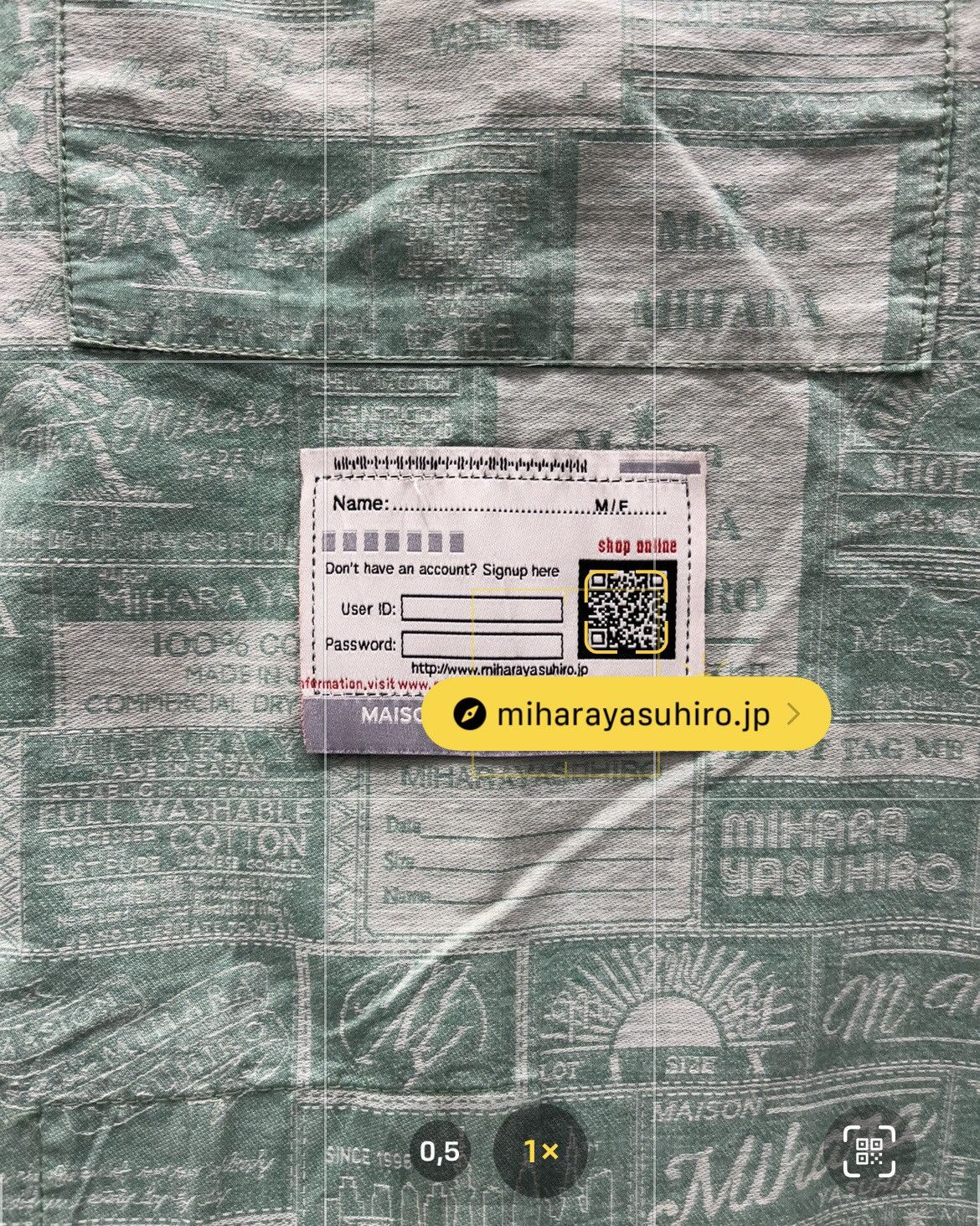 Maison MIHARA YASUHIRO Maison Mihara Yasuhiro MMY Jacquard Classic Pattern Shirt Size US XXL / EU 58 / 5 - 5 Thumbnail